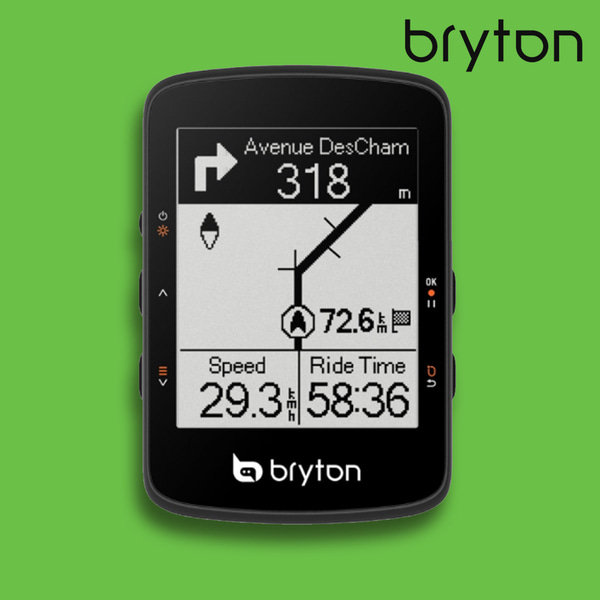 브라이튼 라이더460E 자전거 속도계 GPS 네비게이션 레이더 후미등 지원